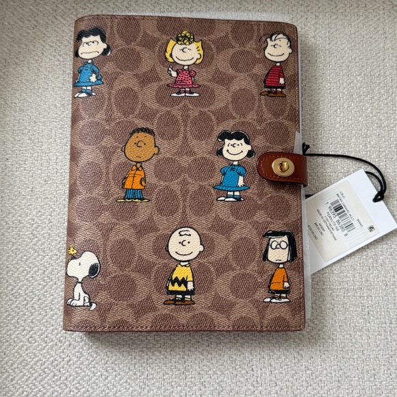 NWT Coach X Peanuts Notebook In Signature Canvas - Picture 7 of 8